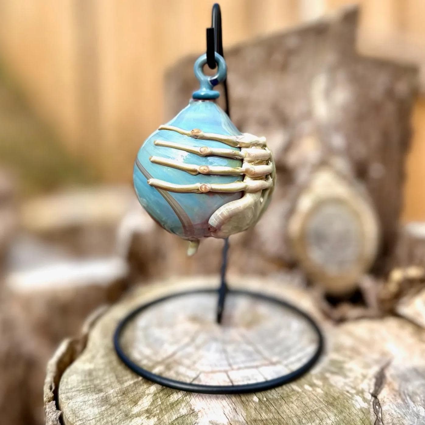Facehugger Glass Ornament