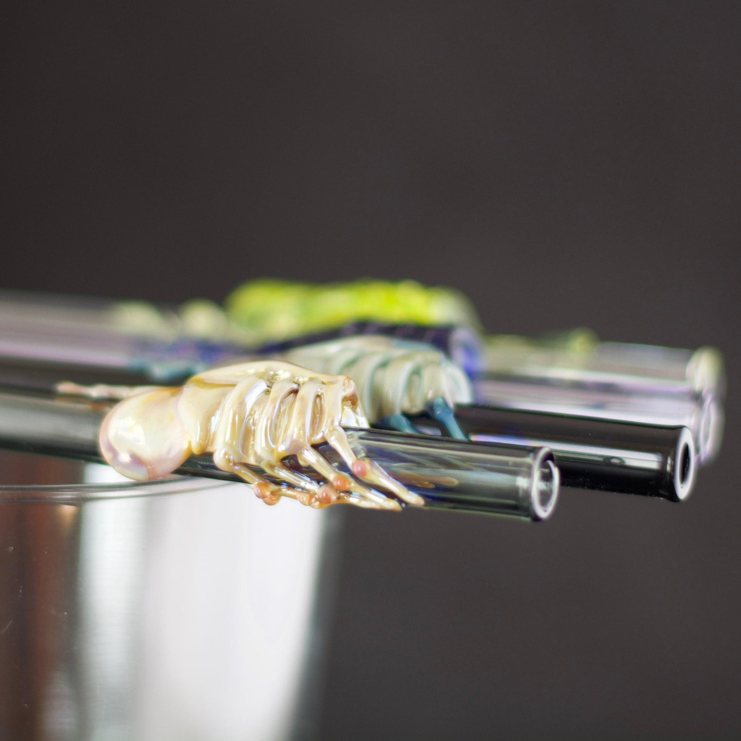 Facehugger Glass Straw