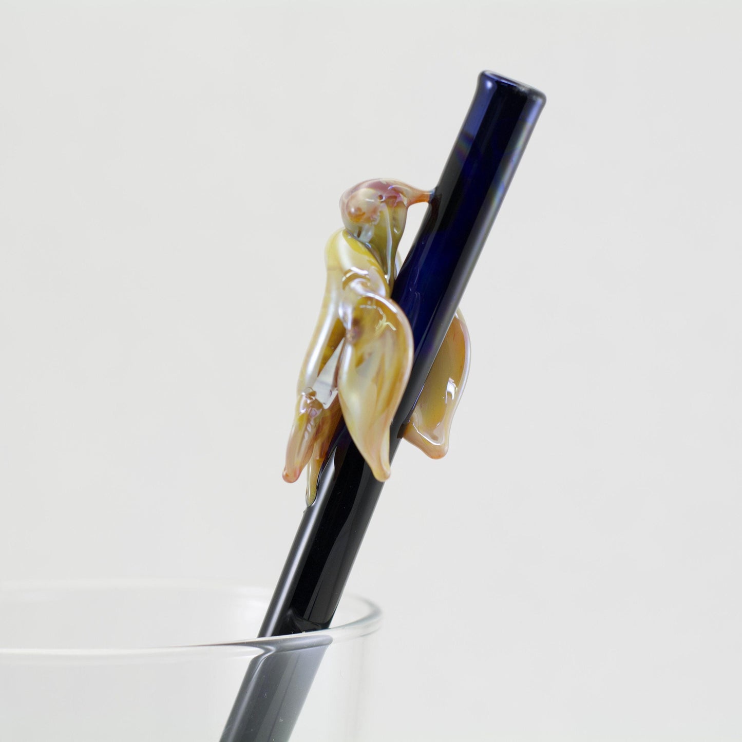 Turtle Glass Straw