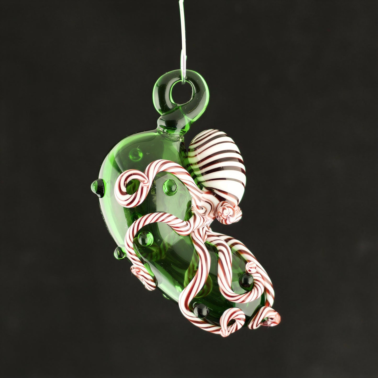 Christmas Pickle Glass Ornament