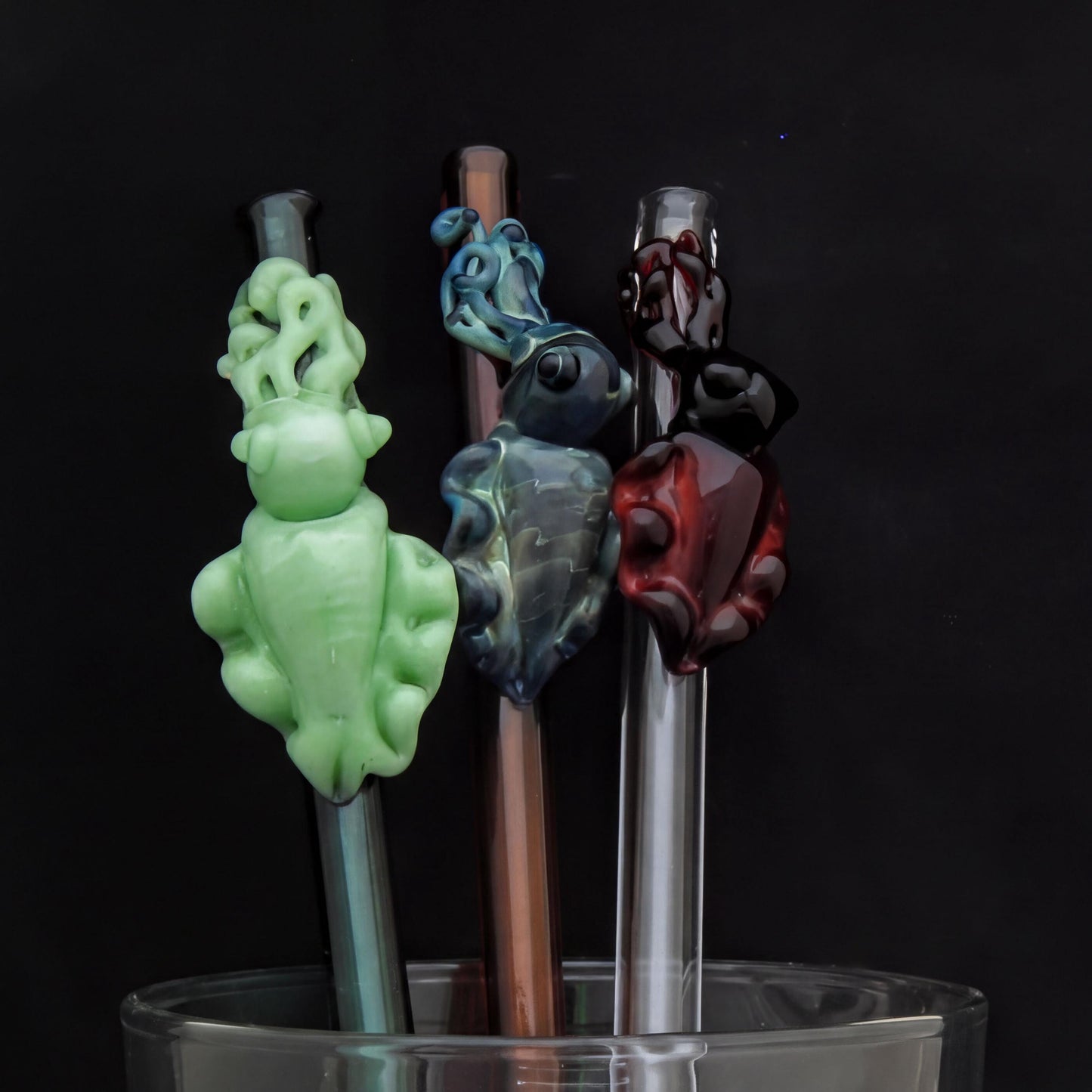 Cuttlefish Glass Straw