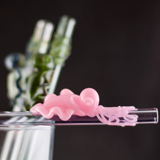 Cuttlefish Glass Straw