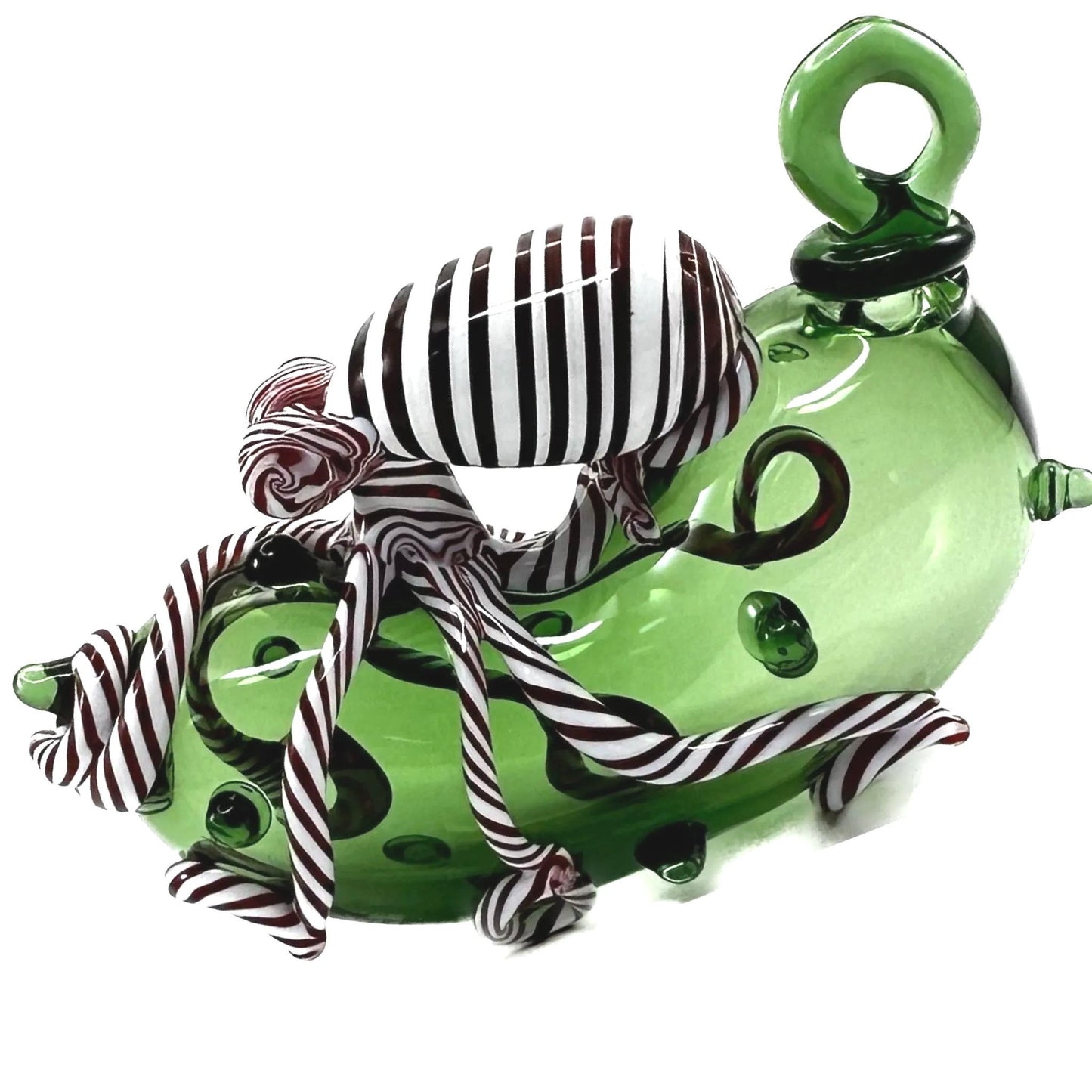 Christmas Pickle Glass Ornament