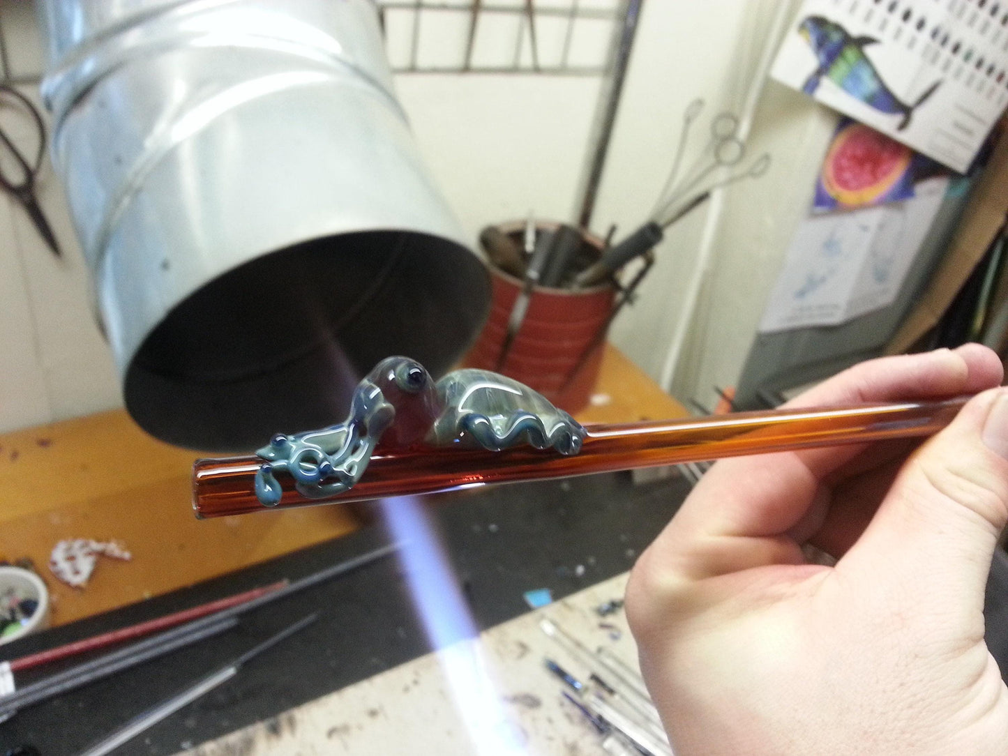 Cuttlefish Glass Straw