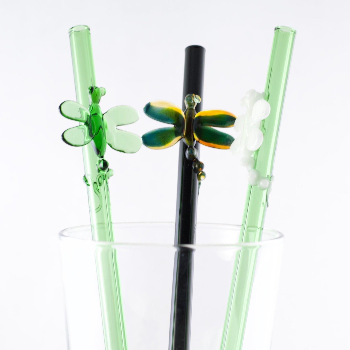 Dragonfly Glass Straw