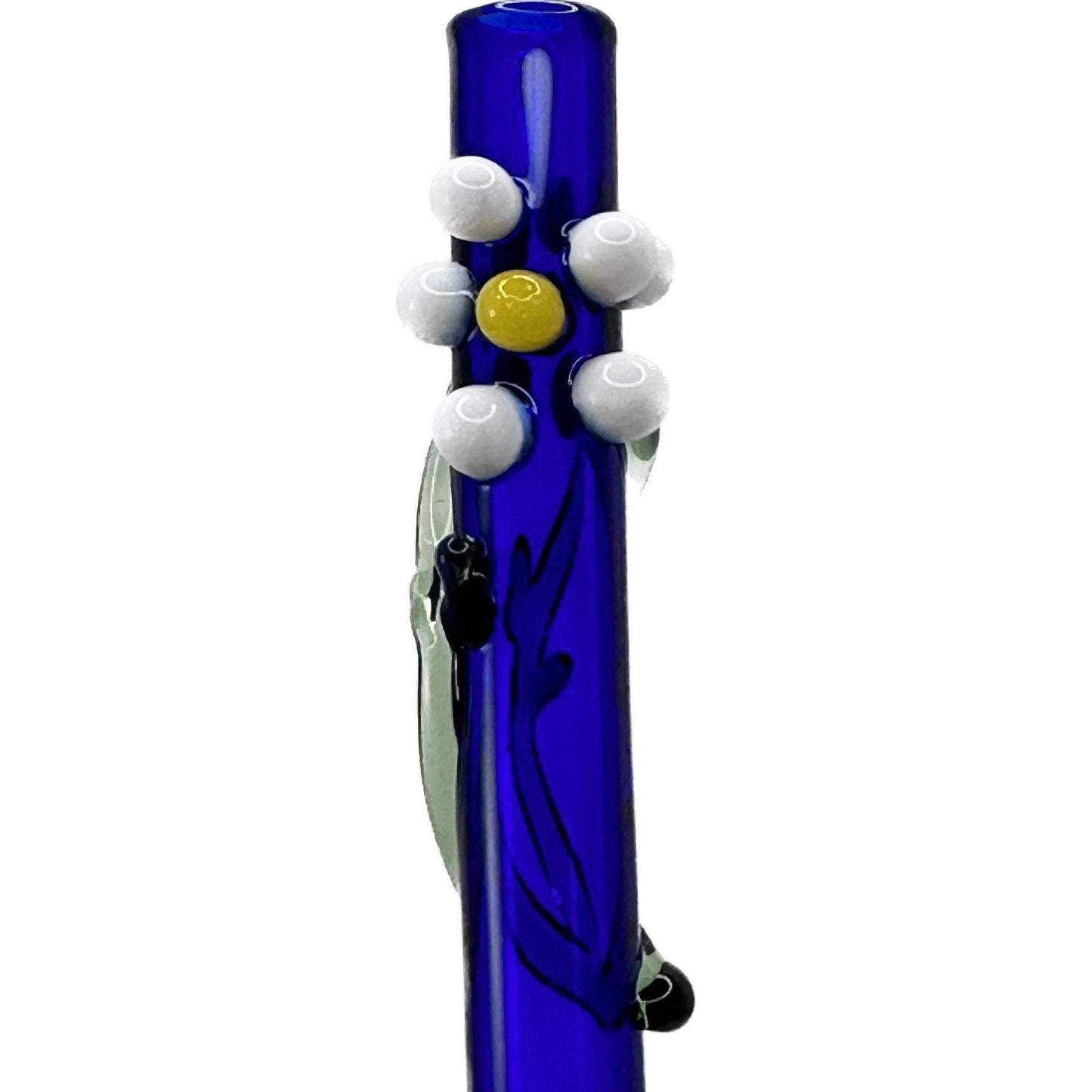 Daisy Flower Glass Straw