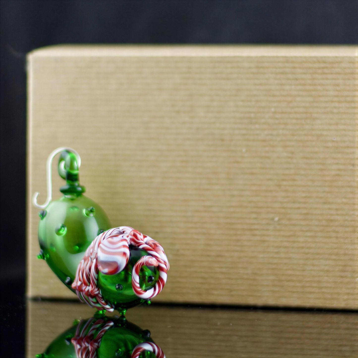 Facehugger Pickle Glass Ornament
