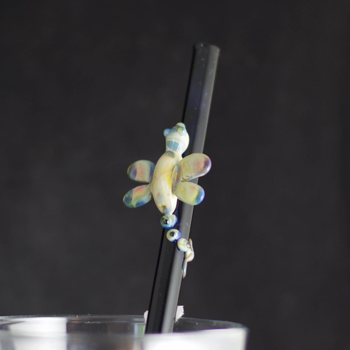 Dragonfly Glass Straw