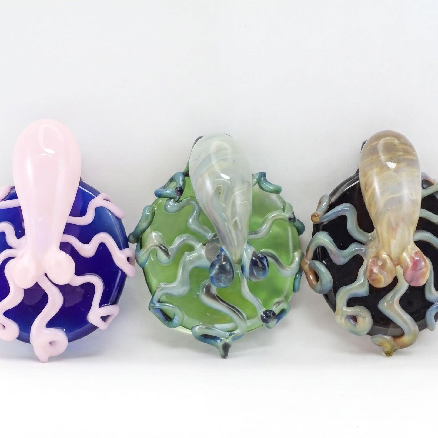 Octopus Glass Pendant