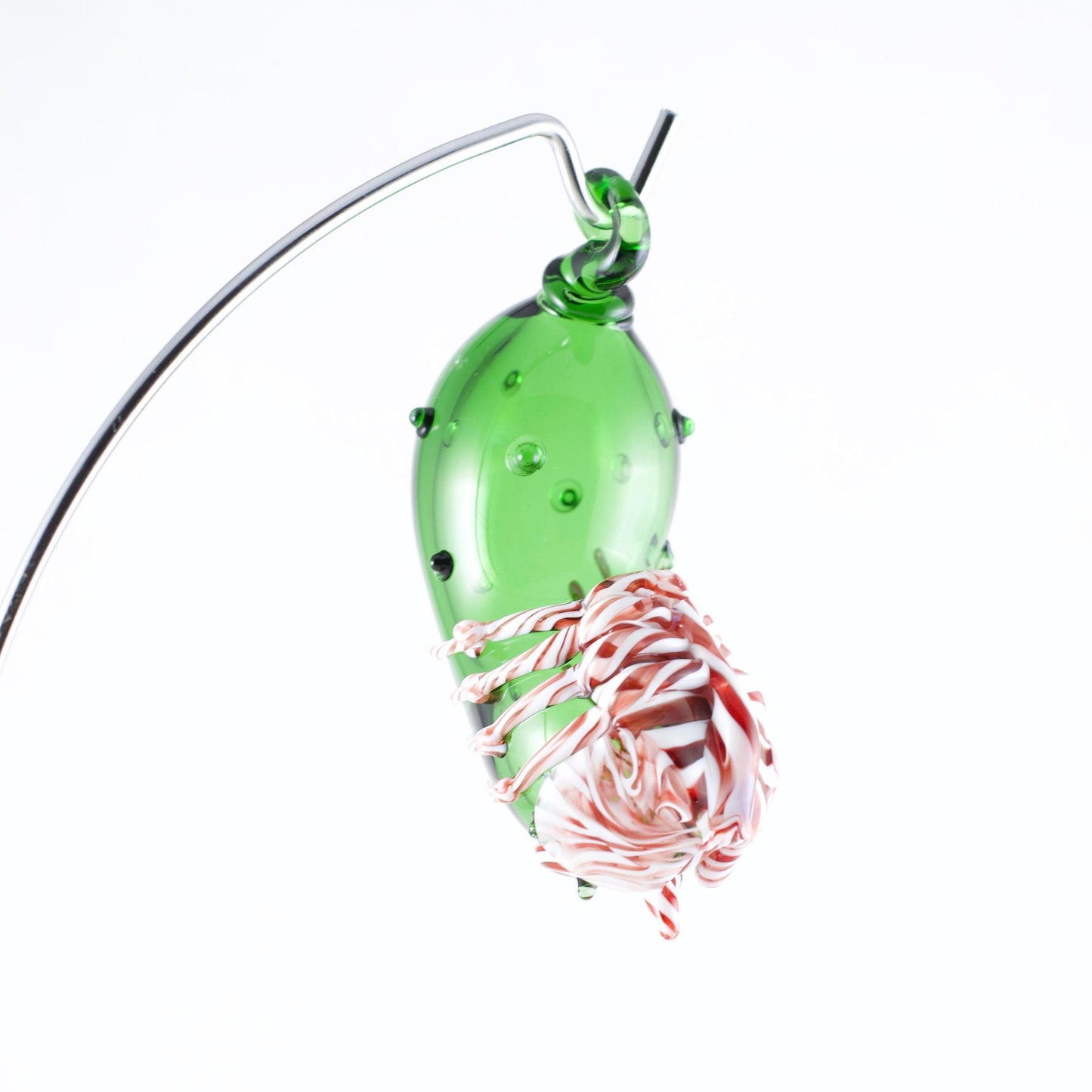 Facehugger Pickle Glass Ornament