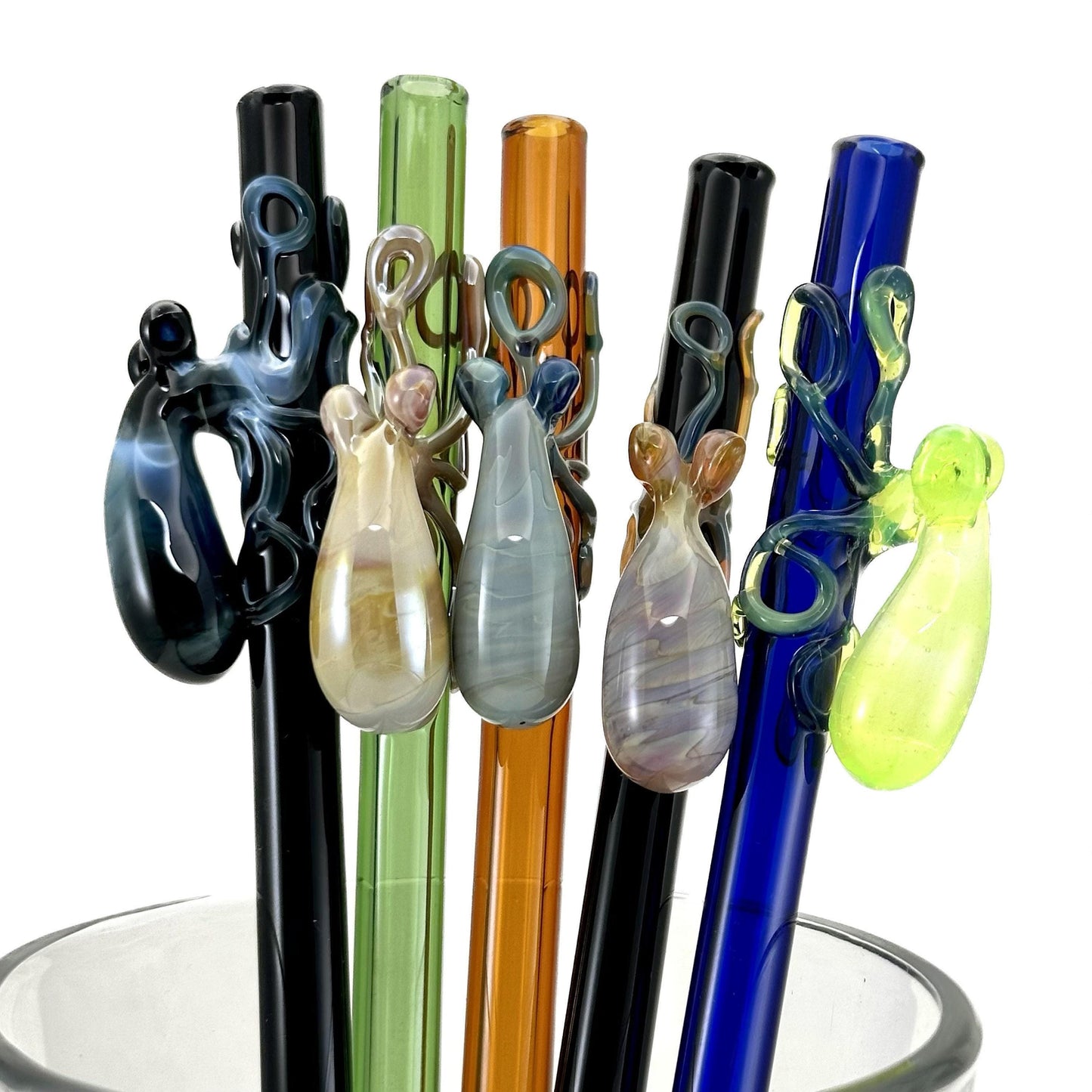 Octopus Glass Straw