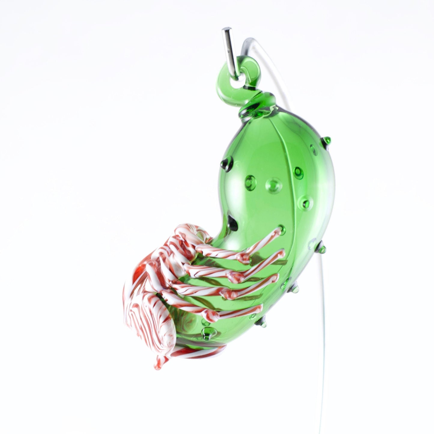 Facehugger Pickle Glass Ornament
