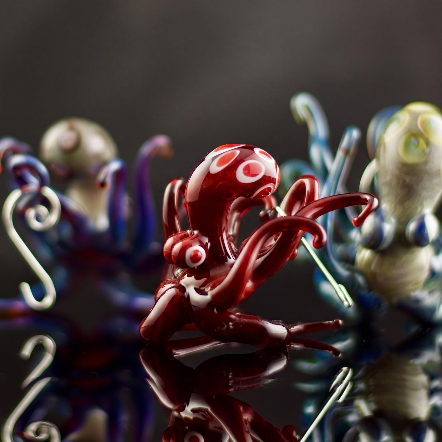 Octopus Glass Ornament
