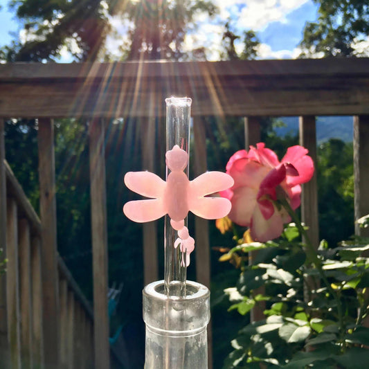 Dragonfly Glass Straw