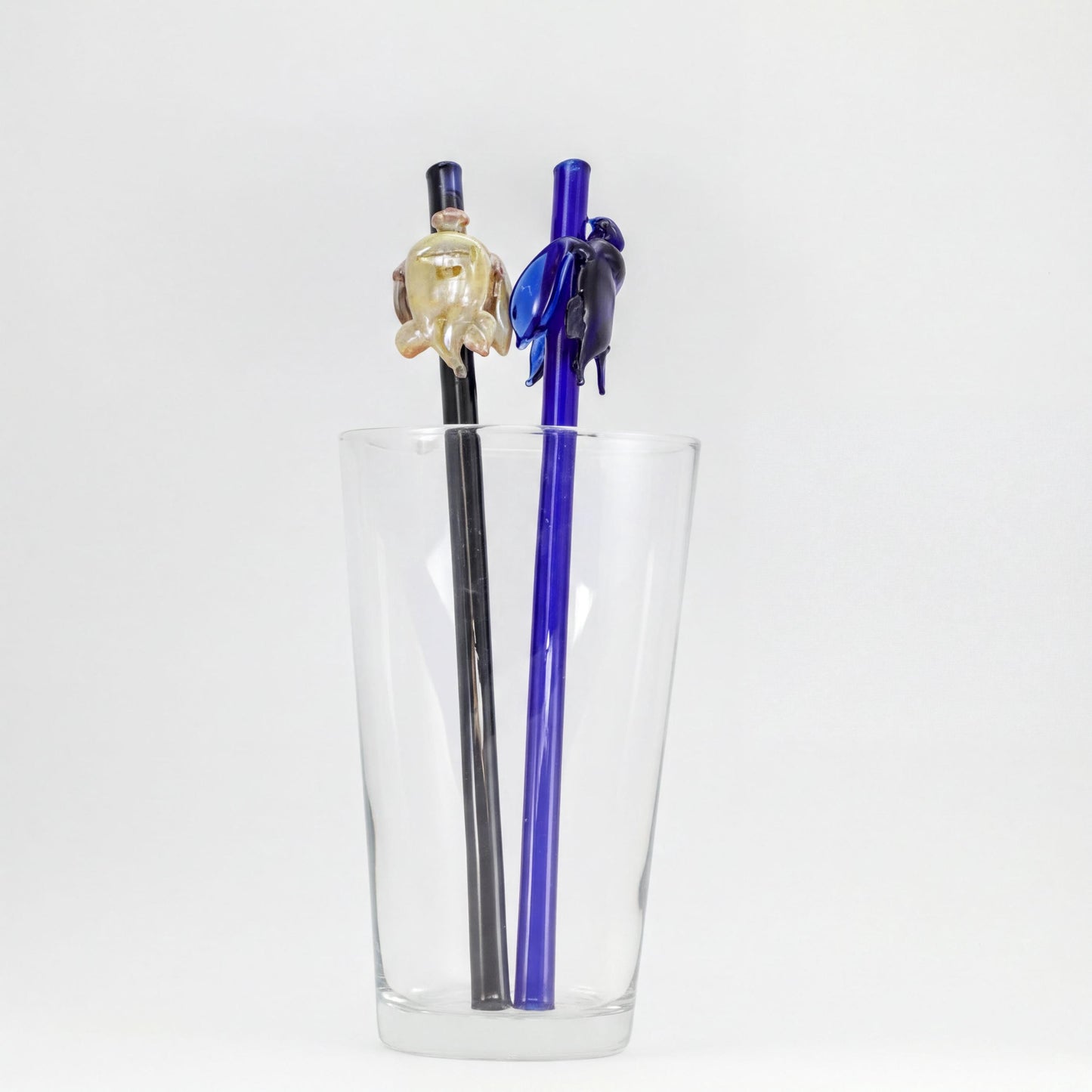 Turtle Glass Straw