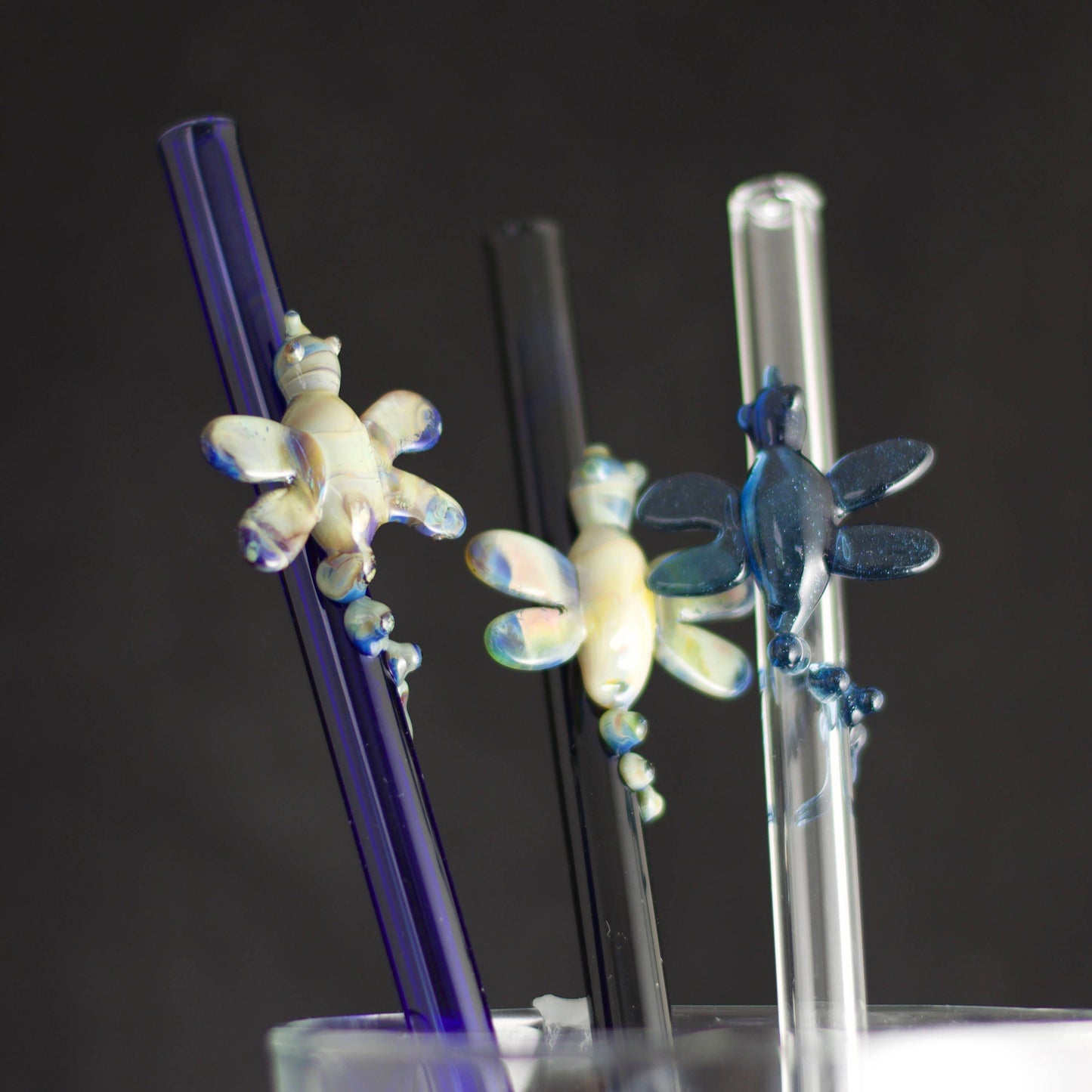 Dragonfly Glass Straw