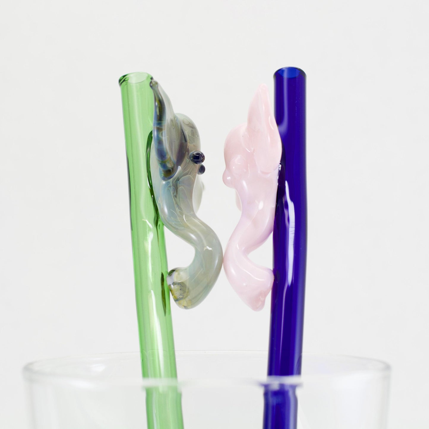 Elephant Glass Straw