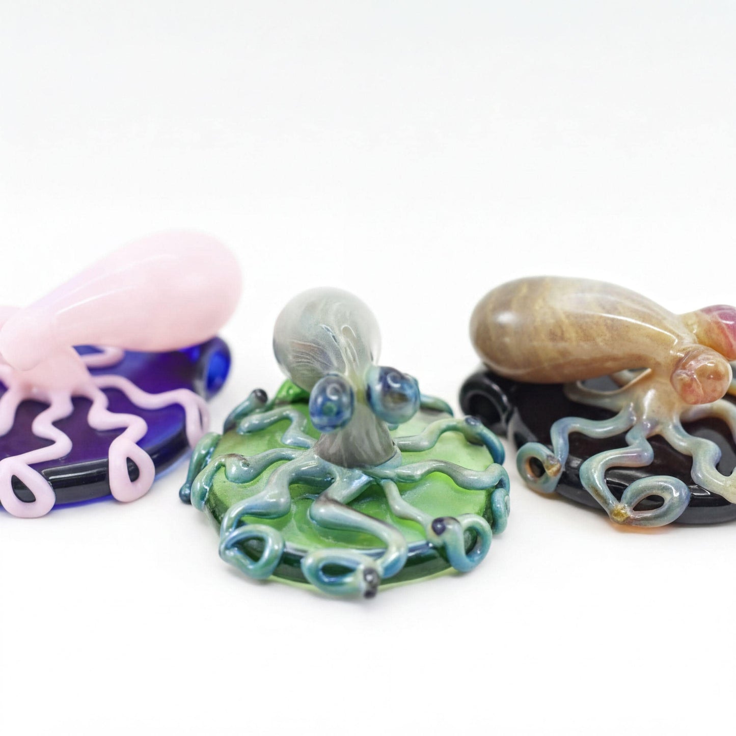 Octopus Glass Pendant