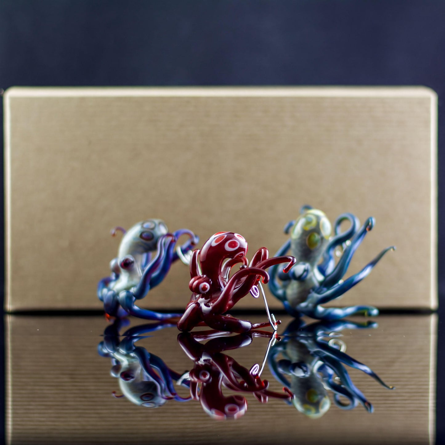 Octopus Glass Ornament