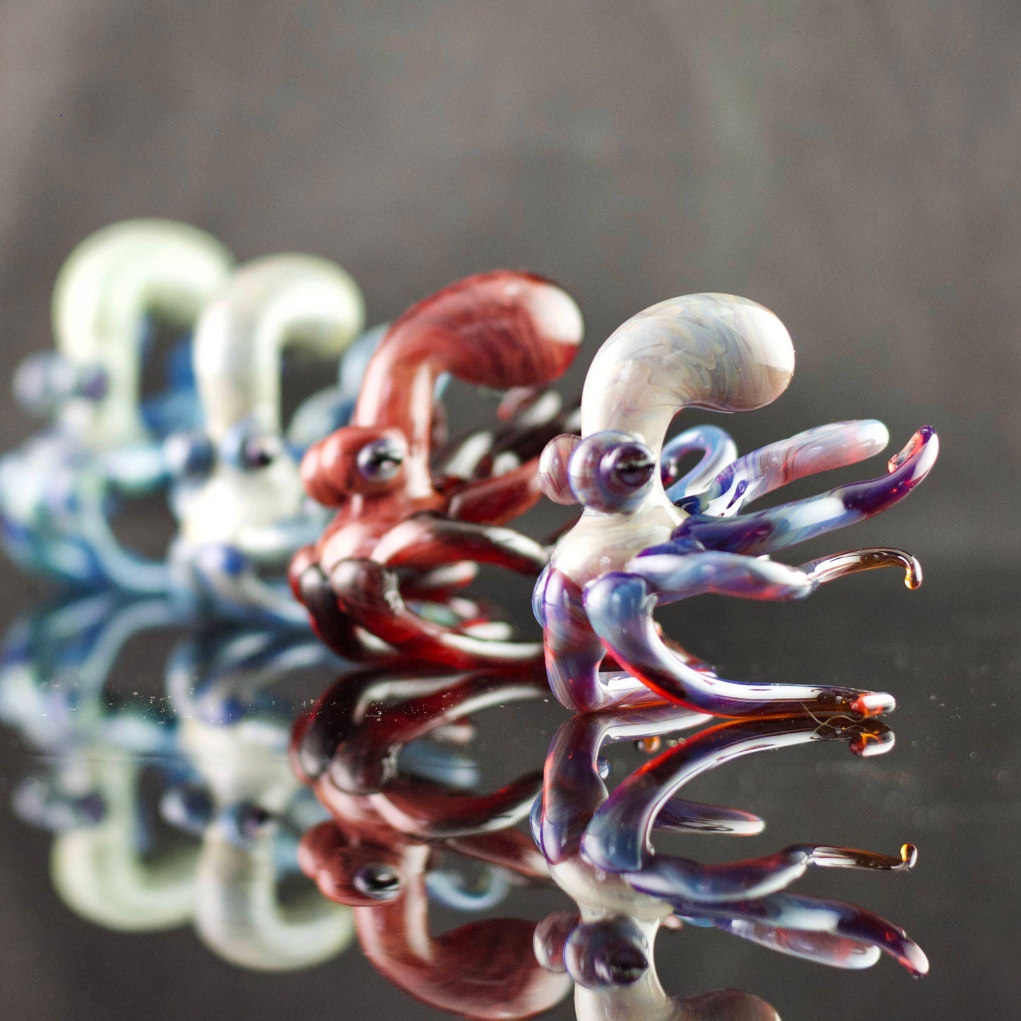 Octopus Glass Ornament