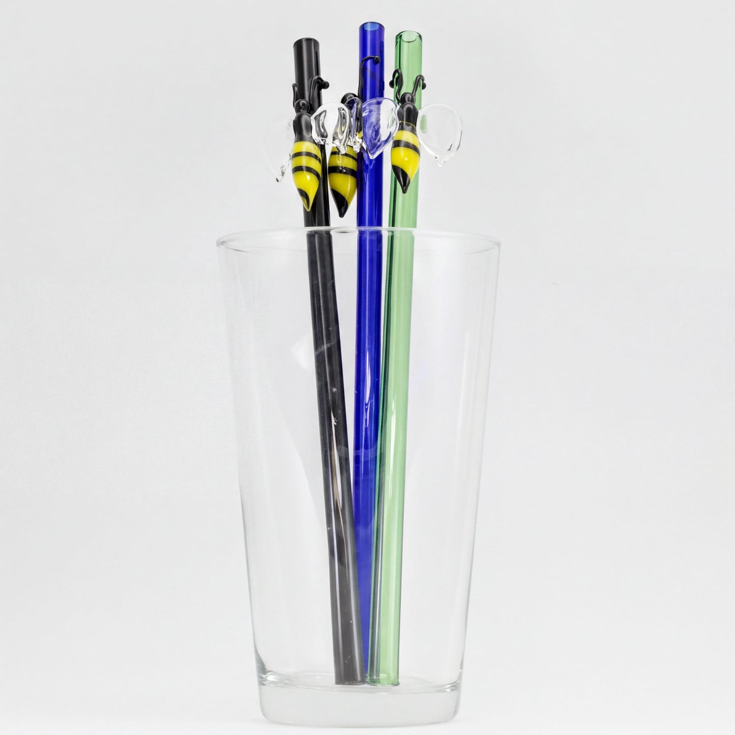 Bee Glass Straw