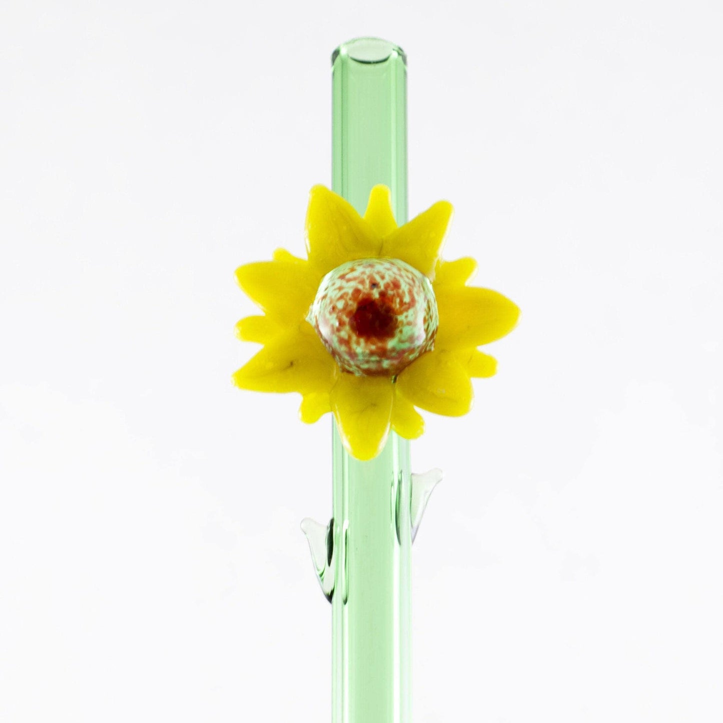 Sunflower Glass Straw