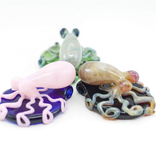 Octopus Glass Pendant