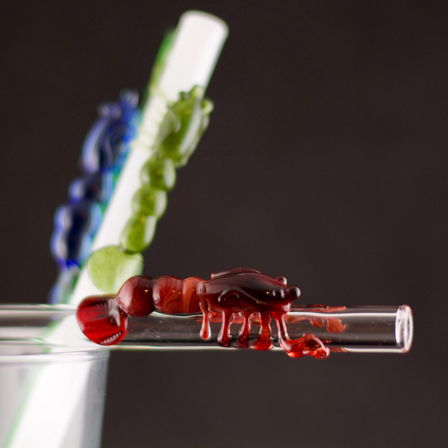 Lobster Glass Straw