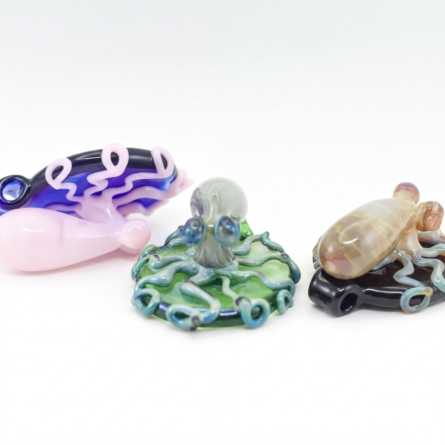 Octopus Glass Pendant