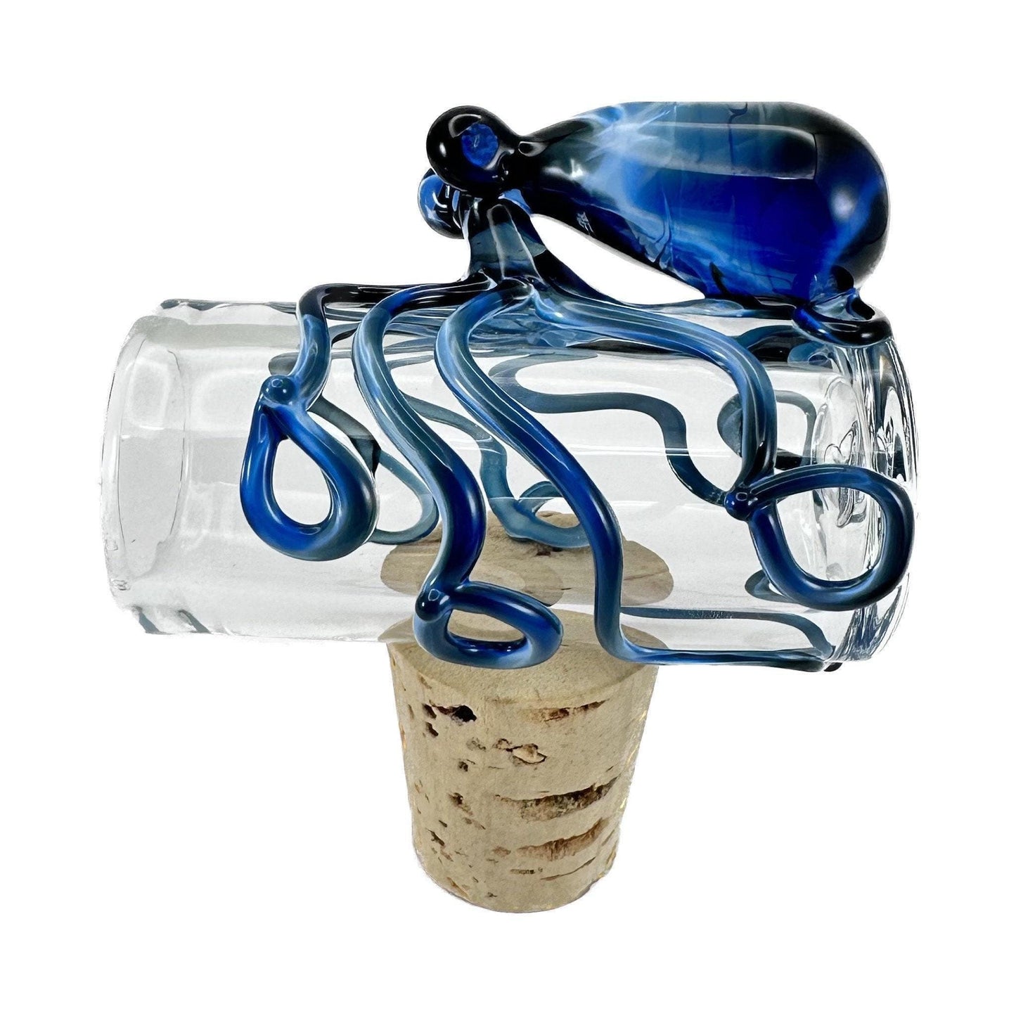 Octopus Glass Stash Jar