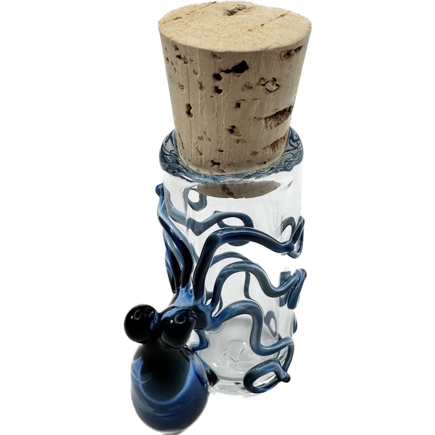 Octopus Glass Stash Jar